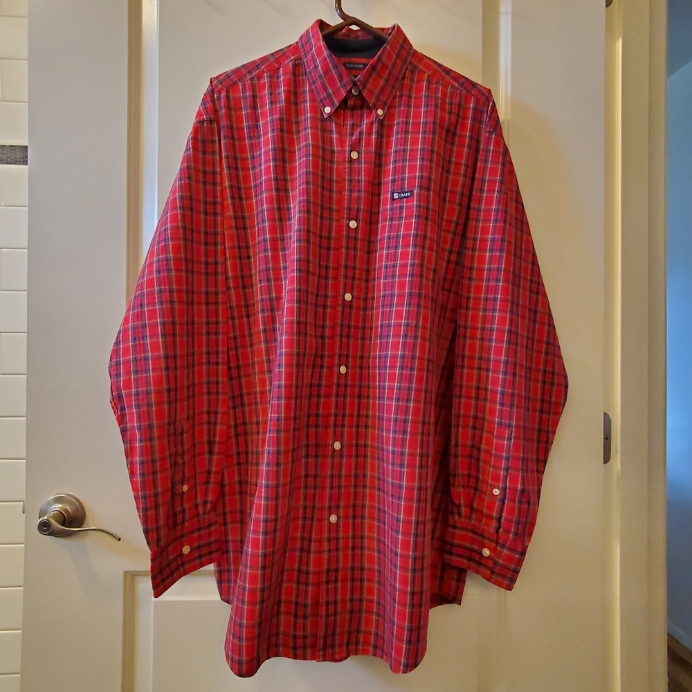 CHAPS, Large Tall Buttondown Collar Shirt